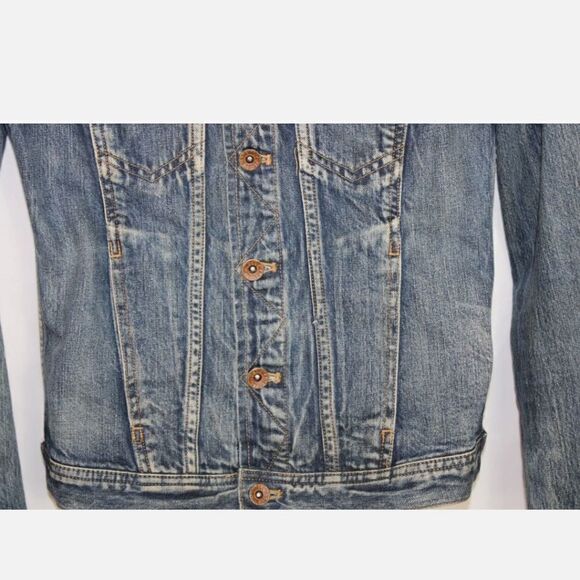 Madewell The Jean Jacket in Storm Cloud Wash Women's Size XSmall - Picture 7 of 10